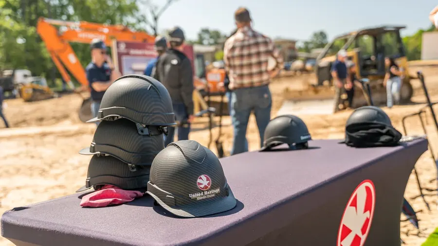 Groundbreaking phase construction documentation image